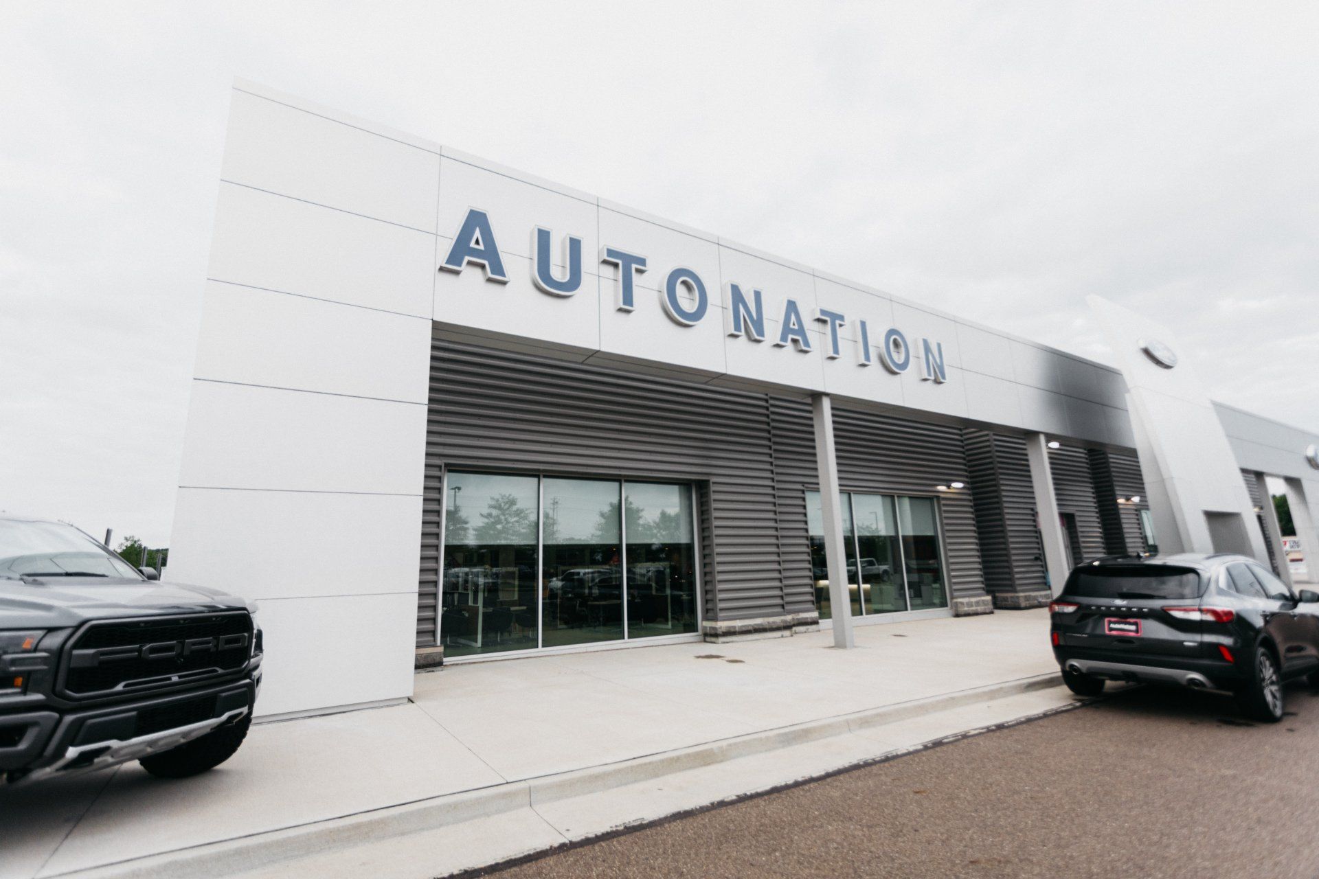 Whole Glass Windows on a Ford Building  — Willoughby, OH — Euclid Glass & Door