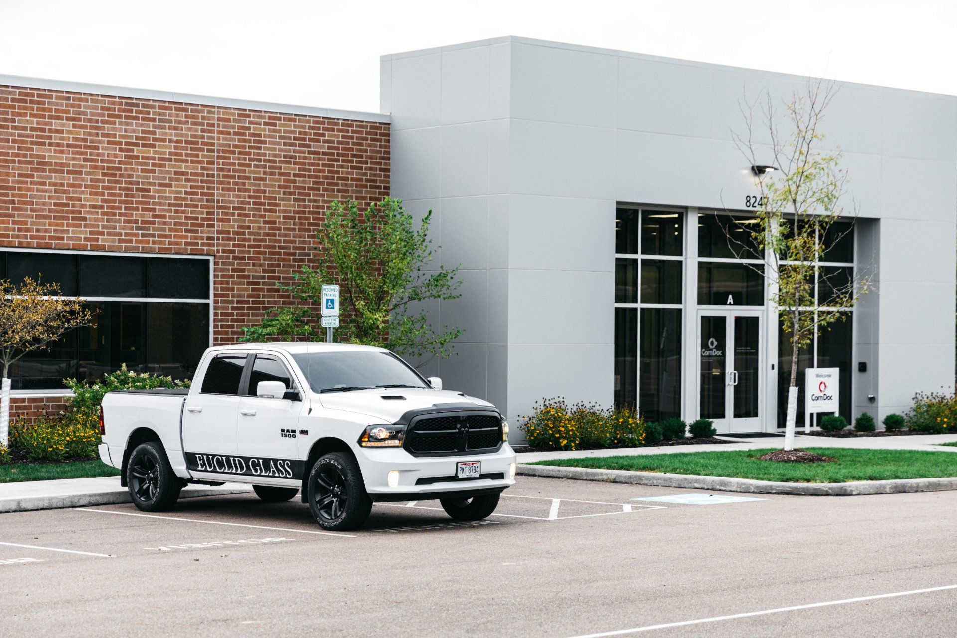 Euclid Glass White Vehicle — Willoughby, OH — Euclid Glass & Door
