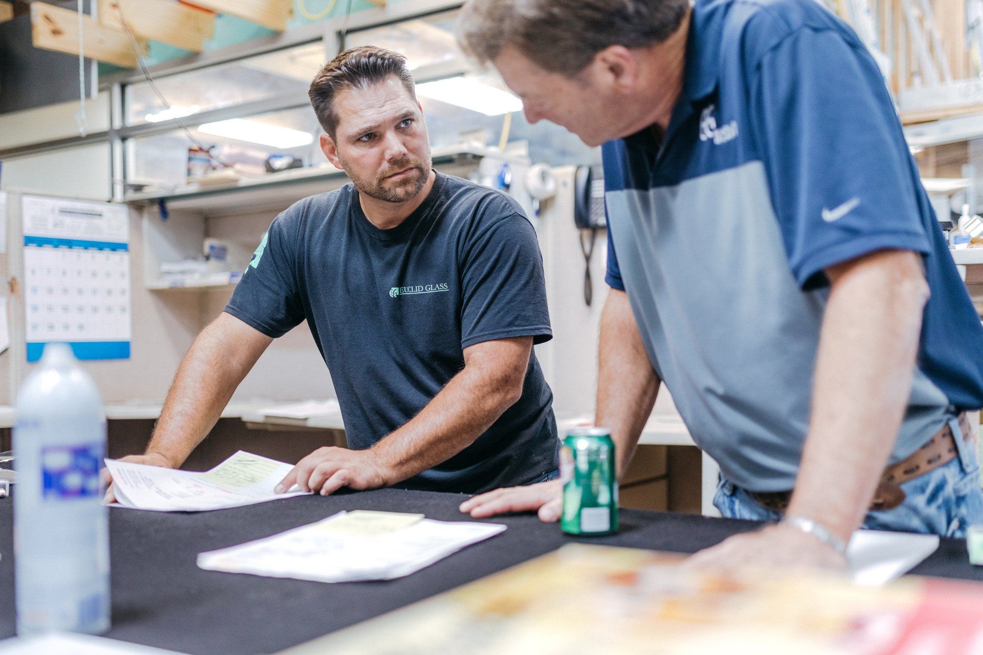 Euclid Glass Staff Discussion With Boss — Willoughby, OH — Euclid Glass & Door