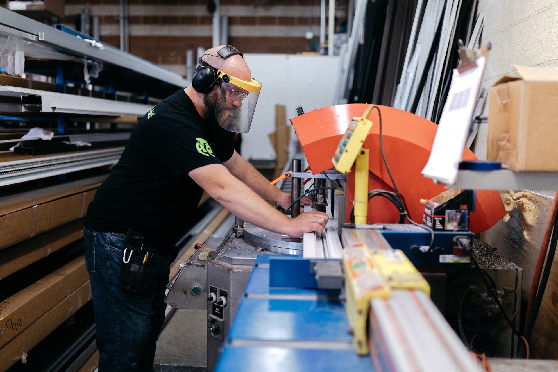 Machine Used For Window Creation — Willoughby, OH — Euclid Glass & Door