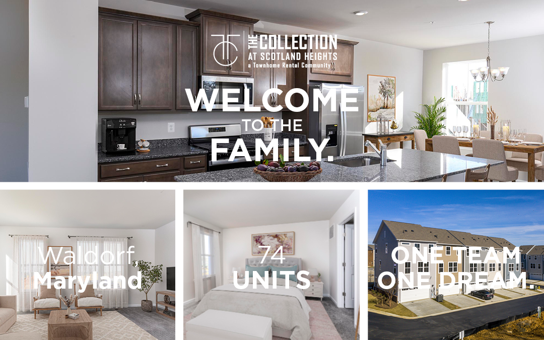 The Collection at Scotland Heights, Waldorf, MD, with text
