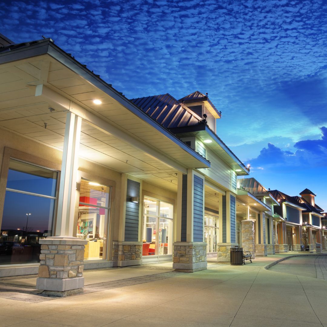 Salt life retail store in strip mall daytime