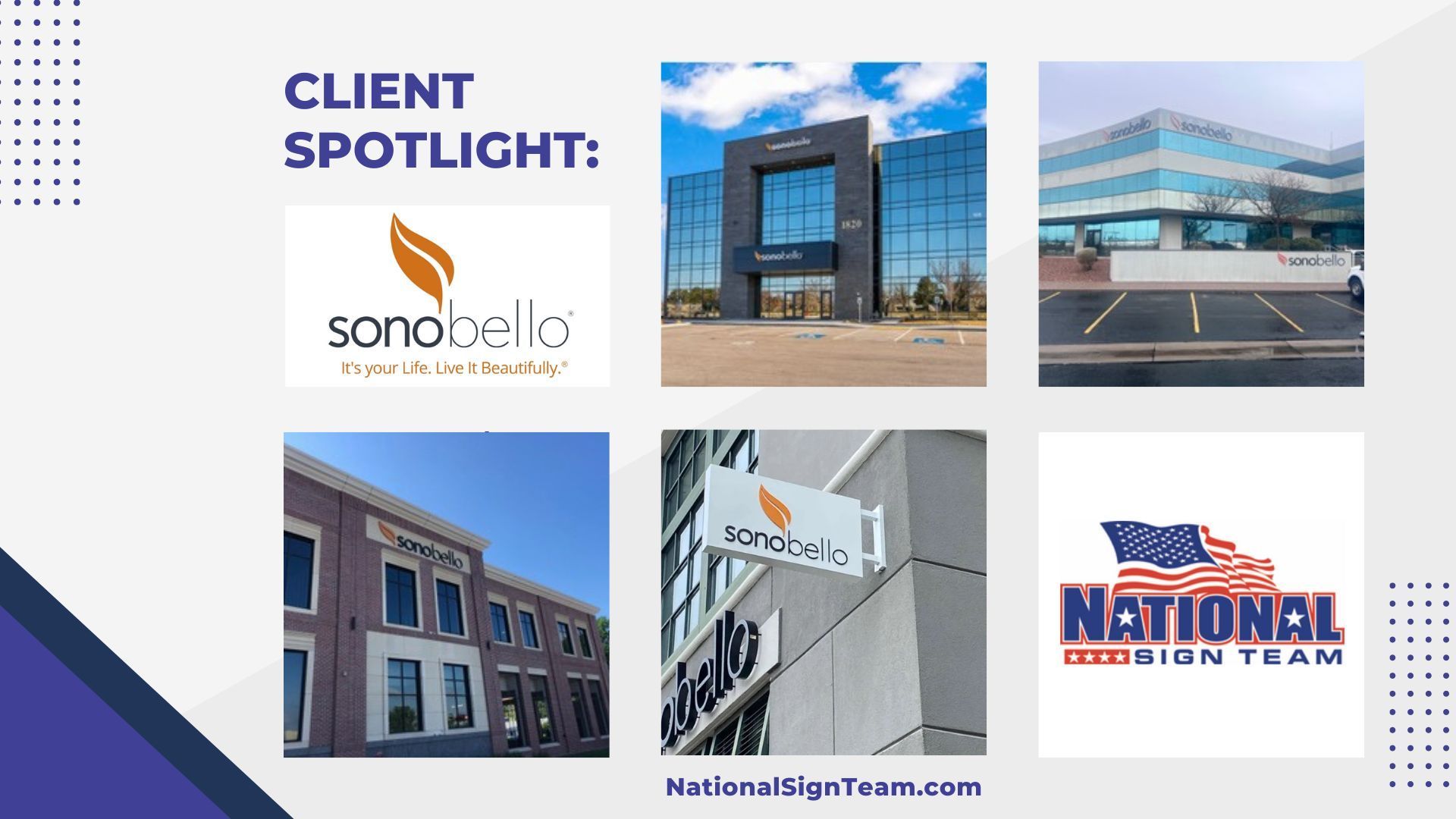 Client Spotlight: How Signage Contributes to Sono Bello's ...