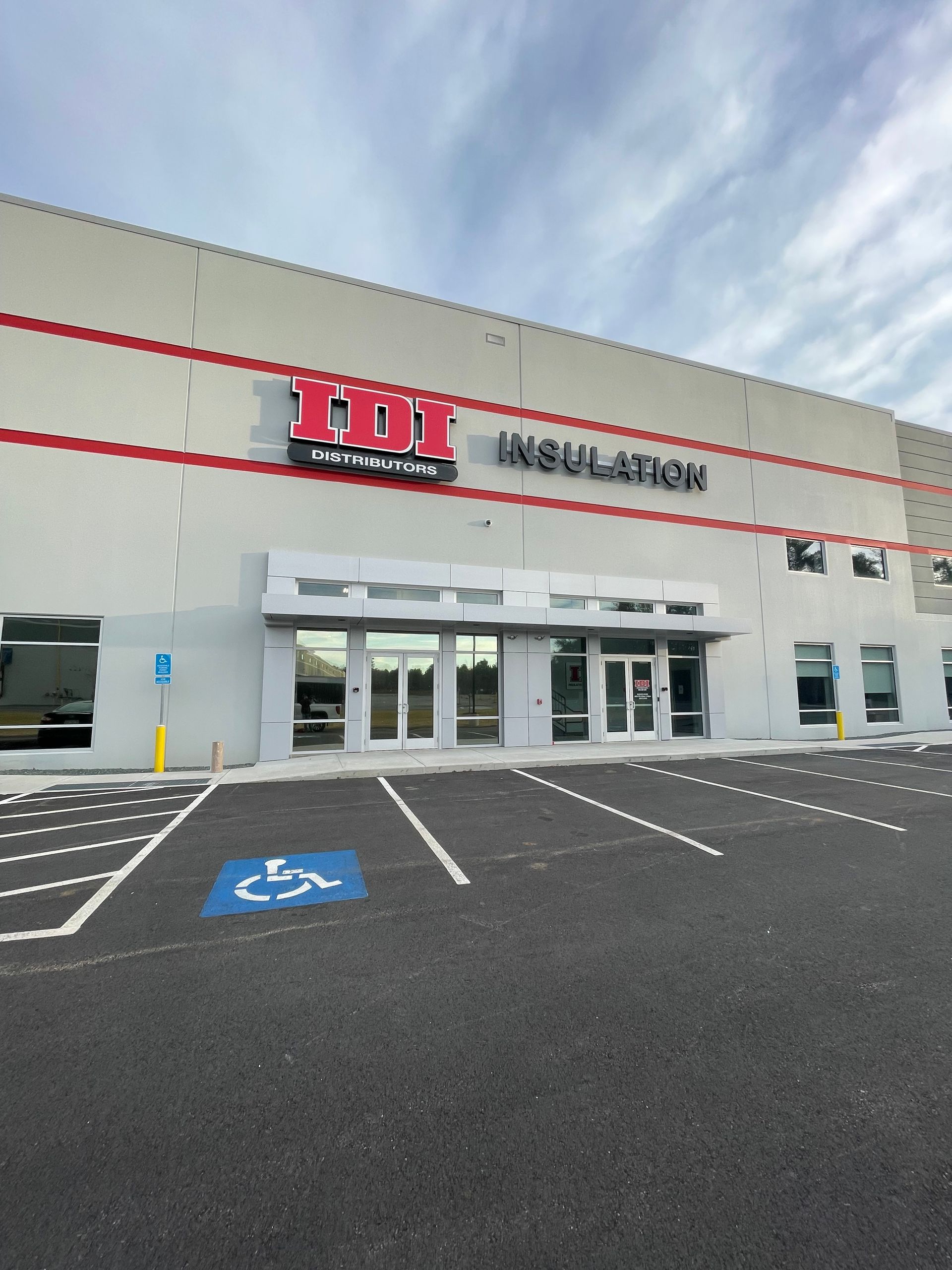 A building with the word insulation on it