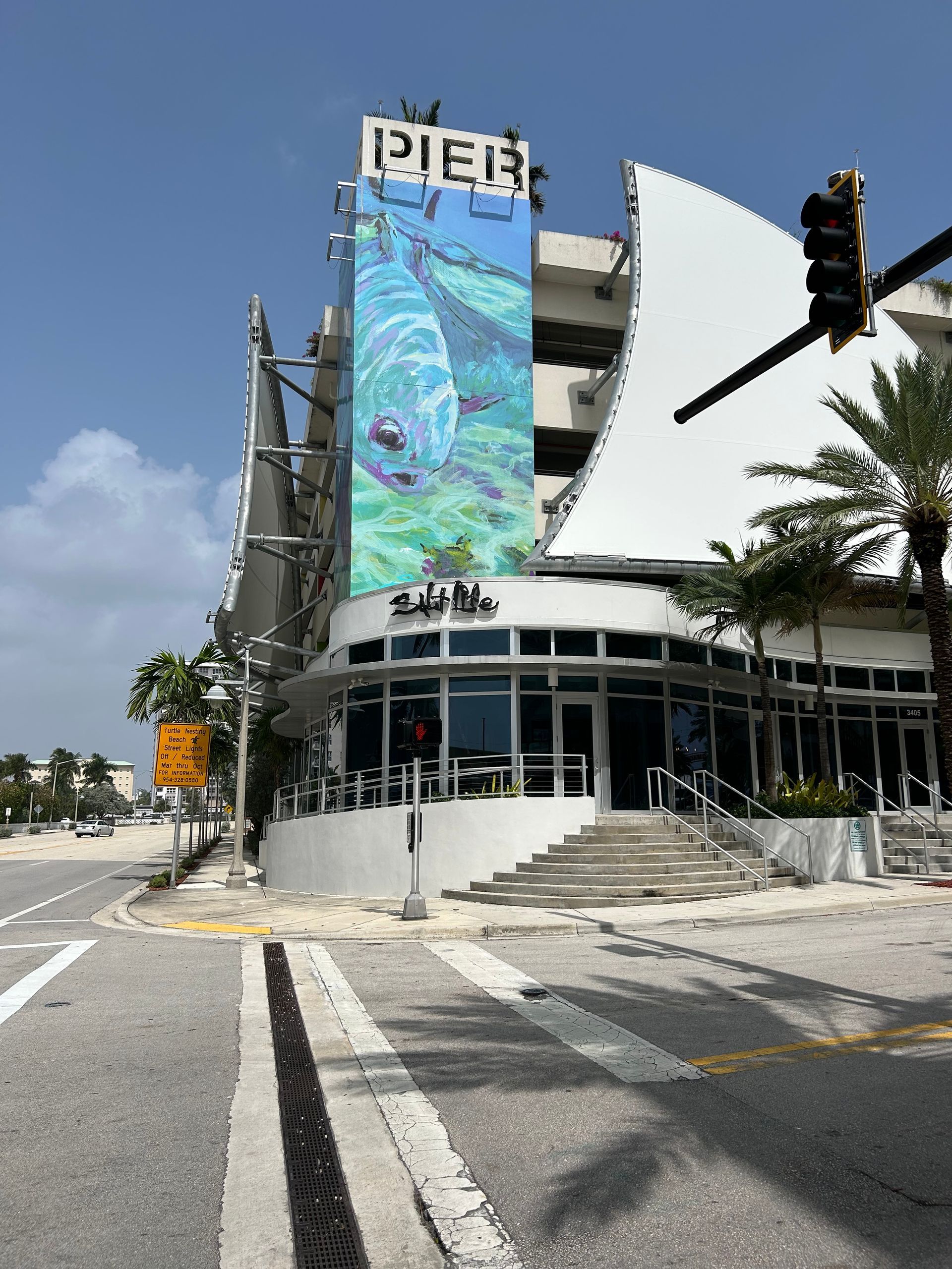 Salt life retail store in strip mall daytime