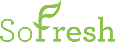 The word sofresh is written in green letters on a white background.