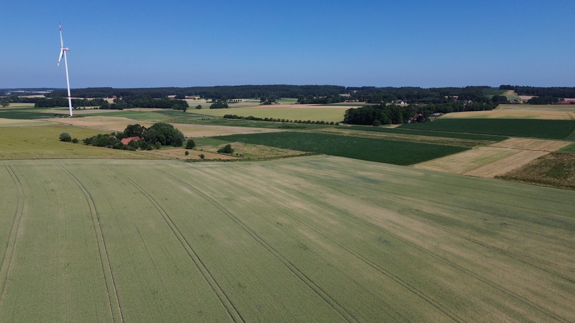 Felderlandschaft rund um Bissendorf bei Osnabrück – ruhige Lage von Haus Ossenbrock
