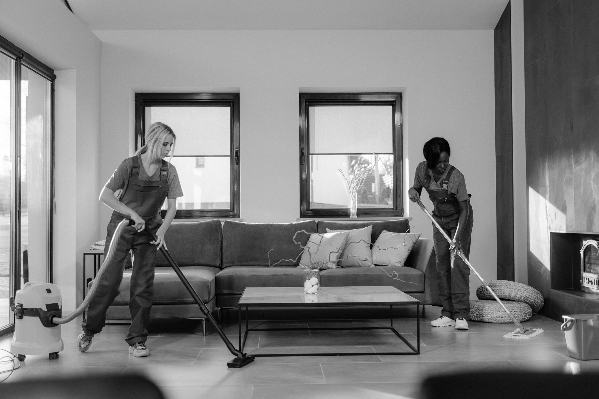 Professional house cleaning services in Philadelphia — Life Maid Easy team member cleaning a home