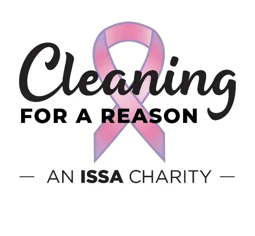 The logo for cleaning for a reason an issa charity