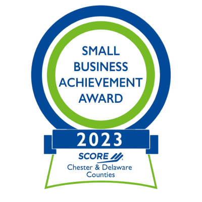 A small business achievement award for the year 2023