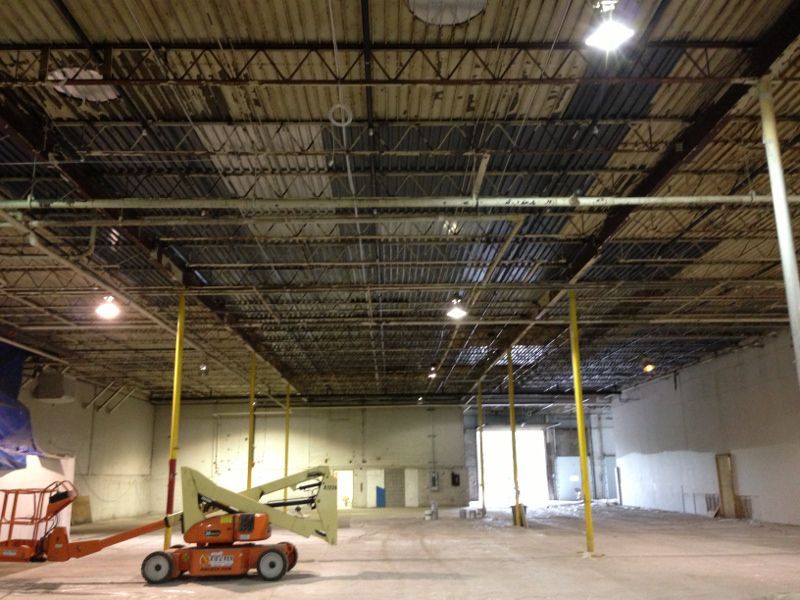 Industrial Building Before Painting Project