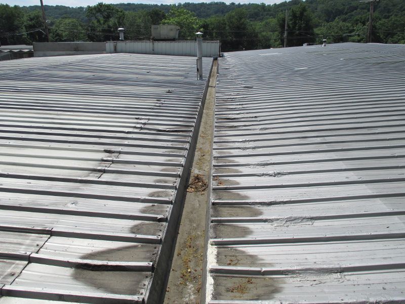 Commercial Roof Before Painting Service