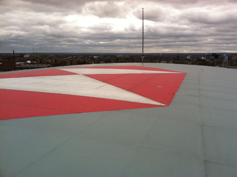 First Niagara Roof Before Painting Service