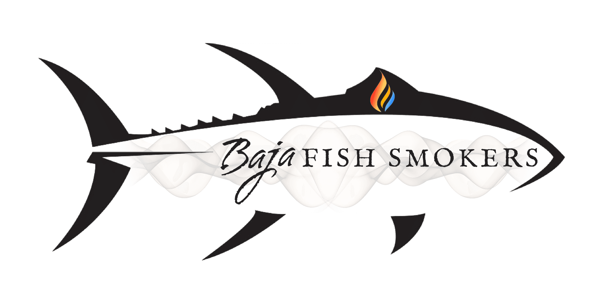Logo of a fish with the words 