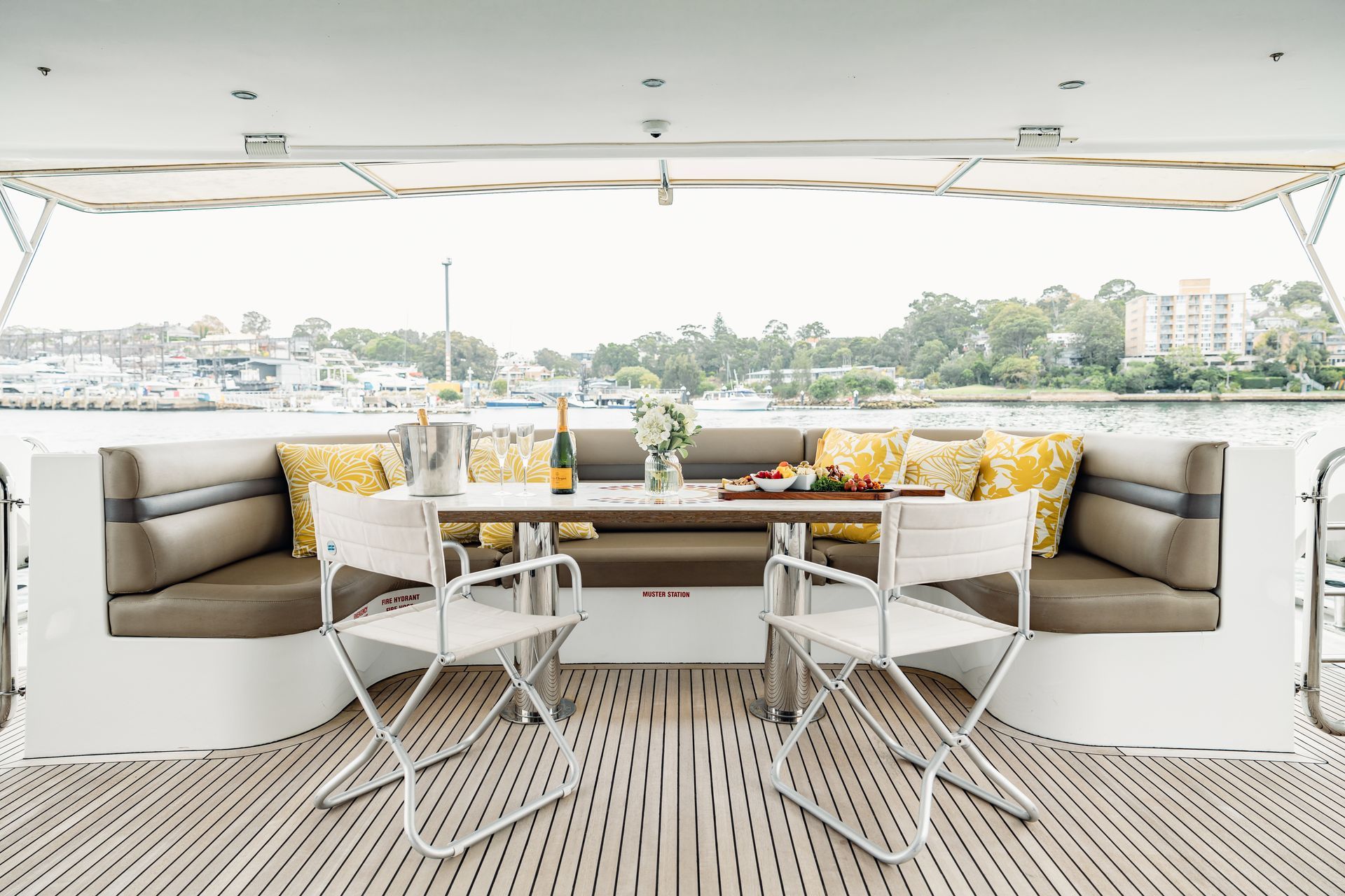 White yacht
