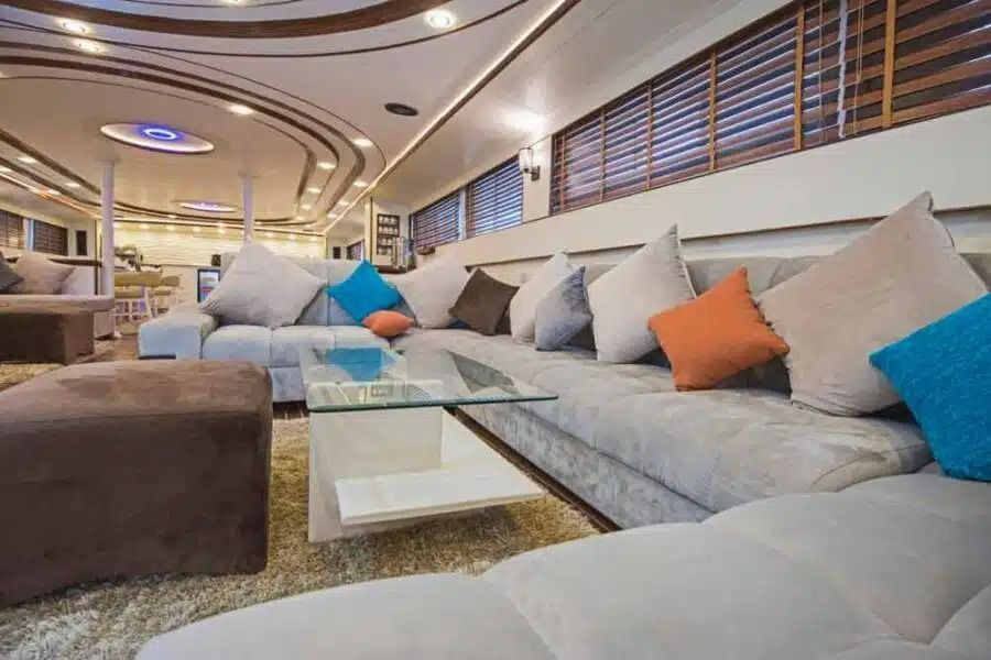 Interior Design Decor Of Luxury Yacht