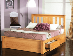 Manhattan Hardwood Bed Frame