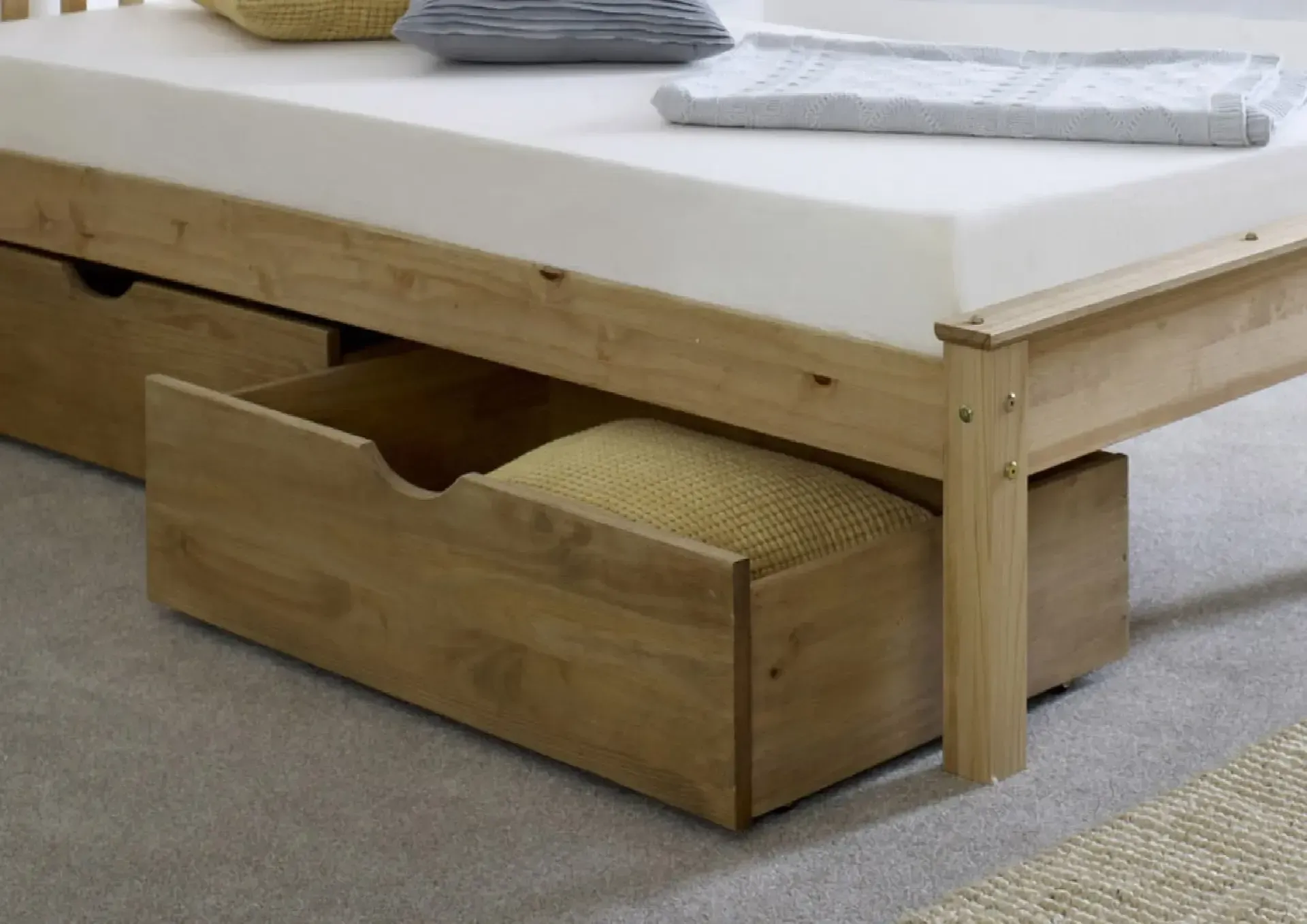 Pine Under Draws | Pine Bed Frames | Bedlam Beds Bristol