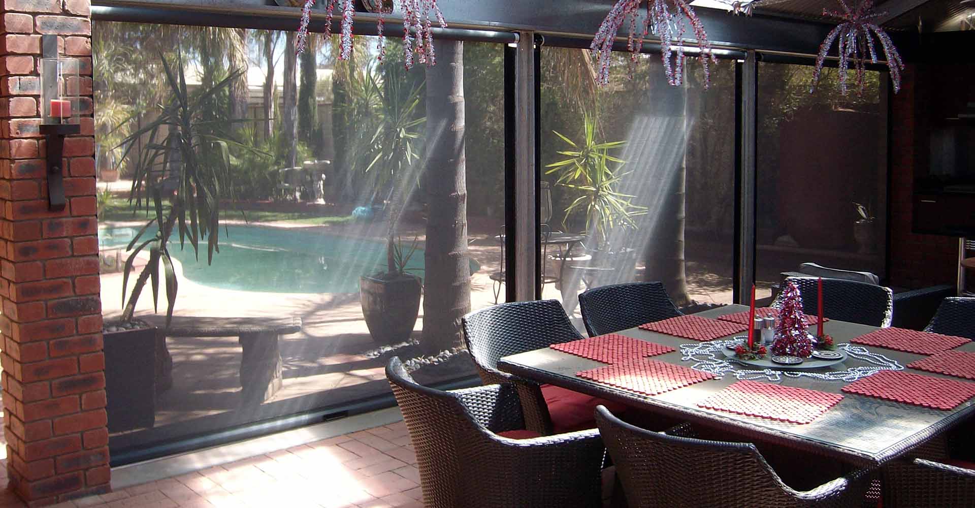 Outdoor Living Area Blinds