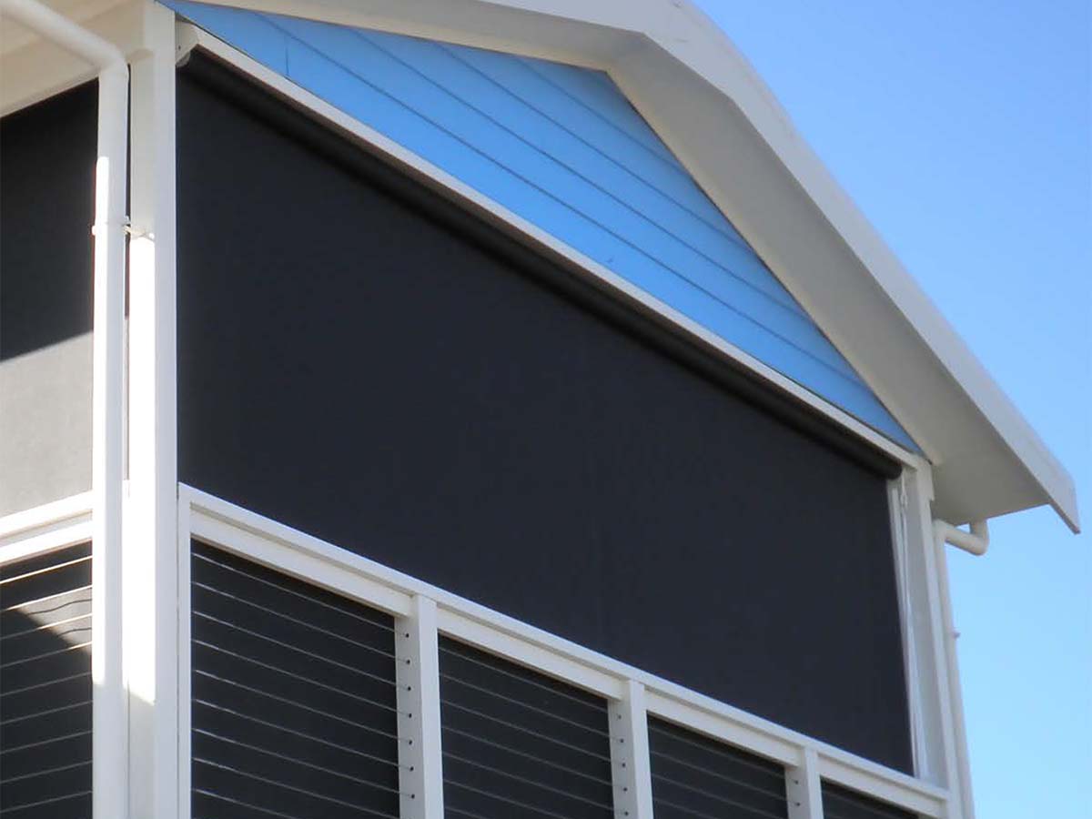 Straight Drop Outdoor Blinds from Sunraysia Outdoor Blinds