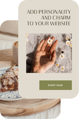 website template card that says capture your audience and share your message