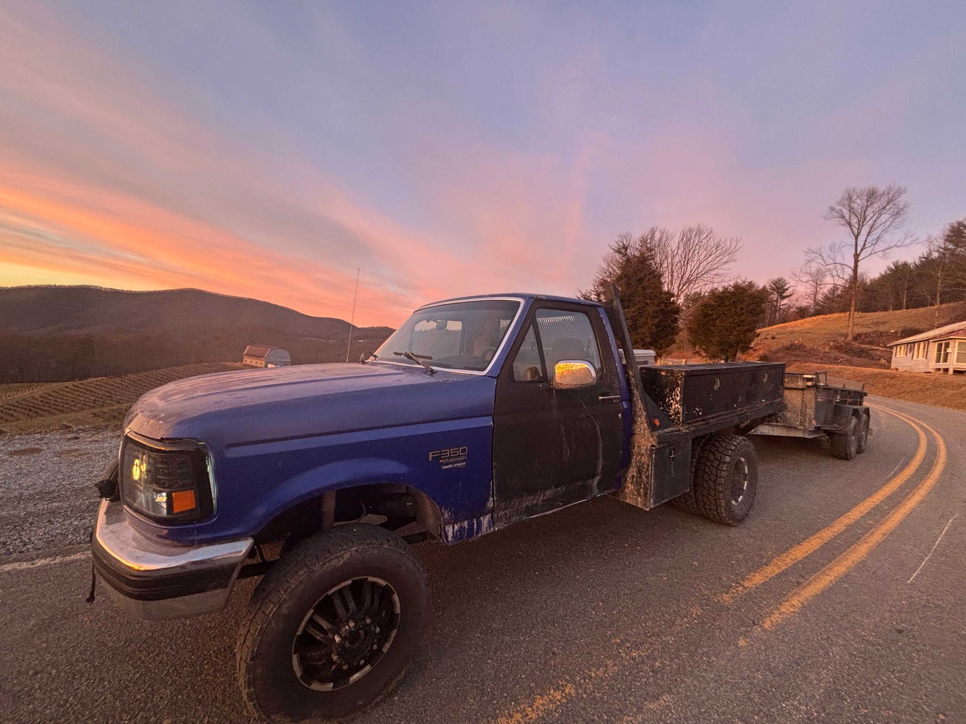 local farm truck used to sell organic herbs and vegetables