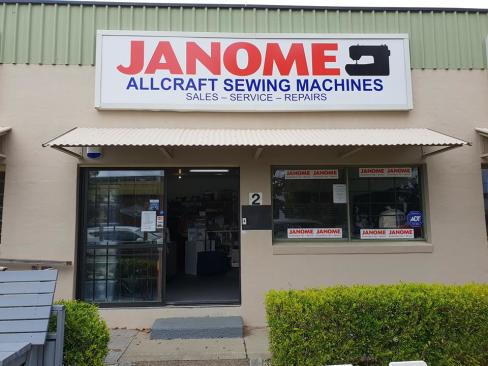 Sewing machine shop on the Gold Coast