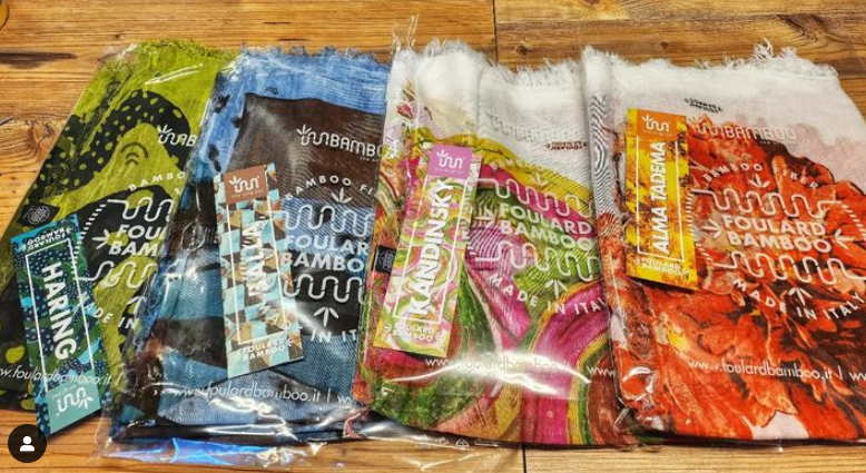 regalo natale foulard bamboo Trento