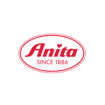 Anita since 1886 logo op een witte achtergrond