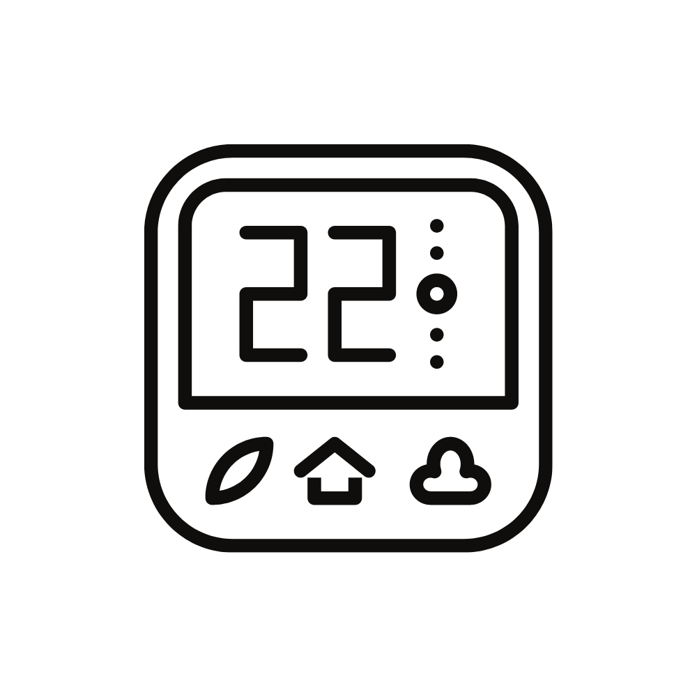 Air Conditioner Thermometer Graphic