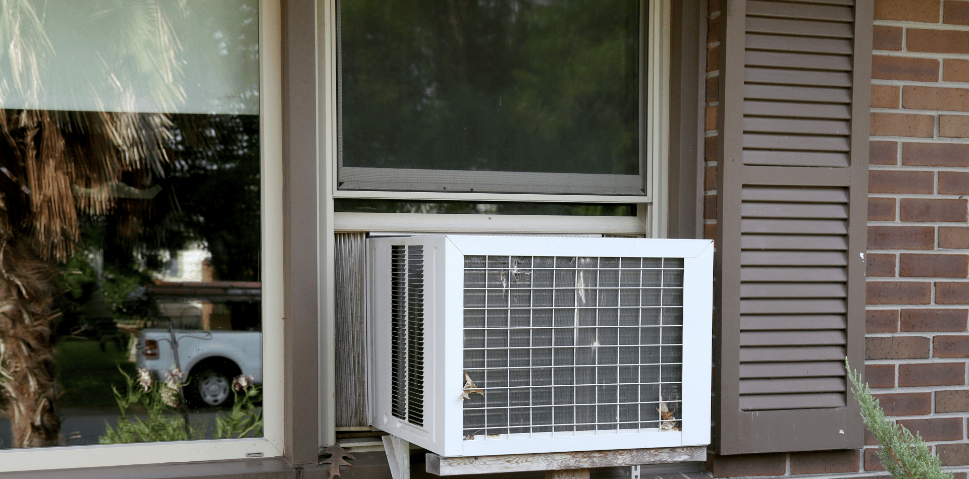 A window air conditioner