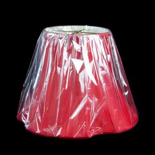 red lampshade