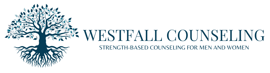 Westfall Counseling logo Dark blue