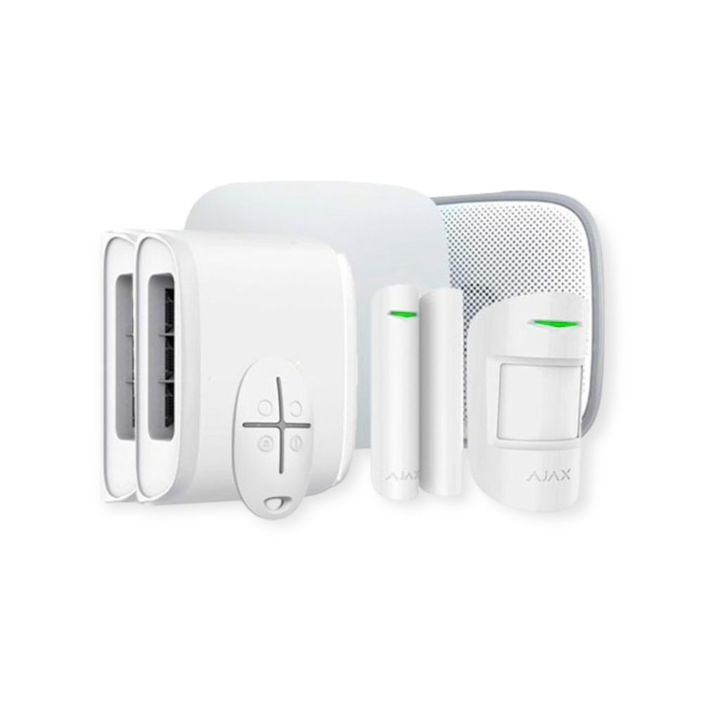 AJAX DualCurtain buitenalarmsysteem set met gordijnmelders en sirene