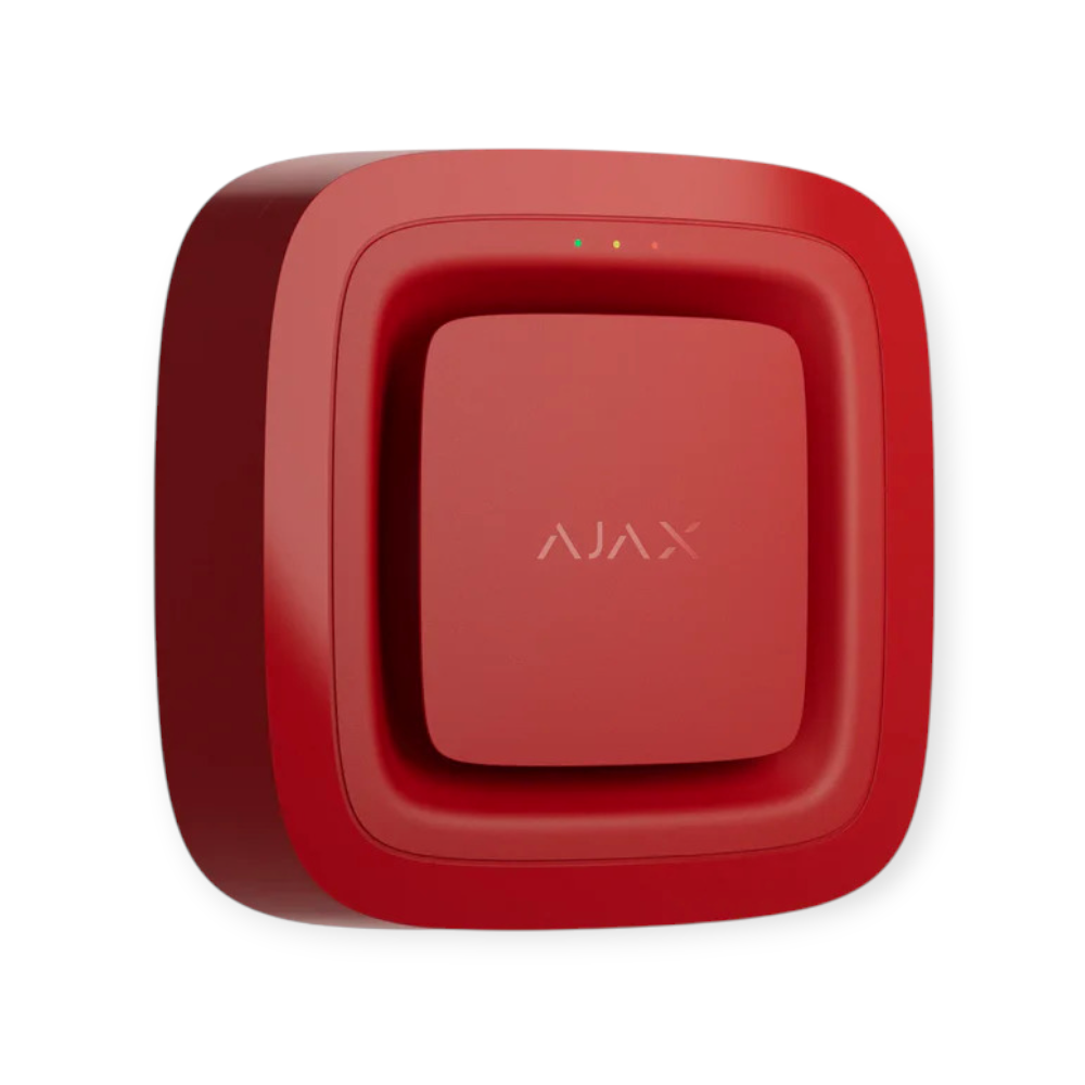 AJAX EN54 FireProtect met sirene en flitser Jeweller rood