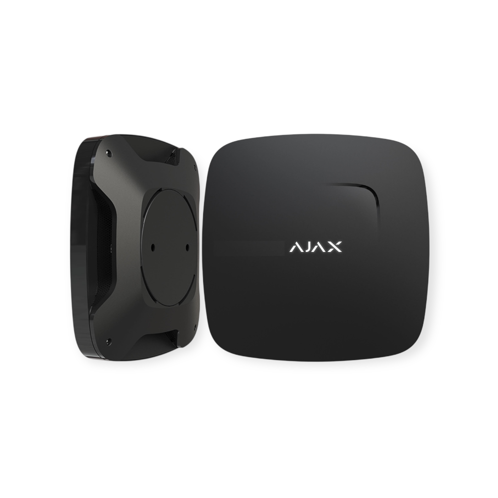 AJAX FireProtect draadloze rookmelder- en hittemelder zwart