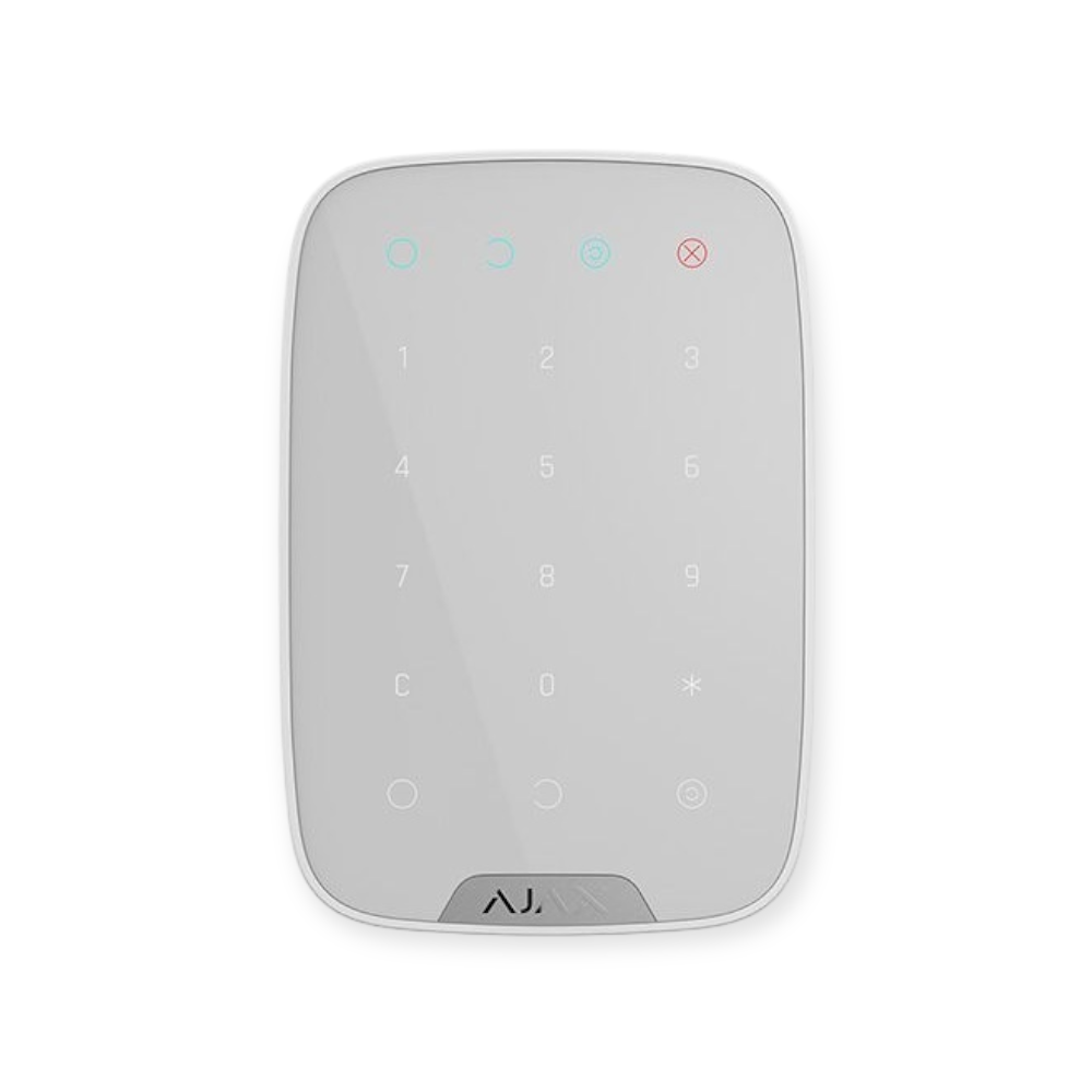 AJAX KeyPad plus draadloos bedienpaneel wit