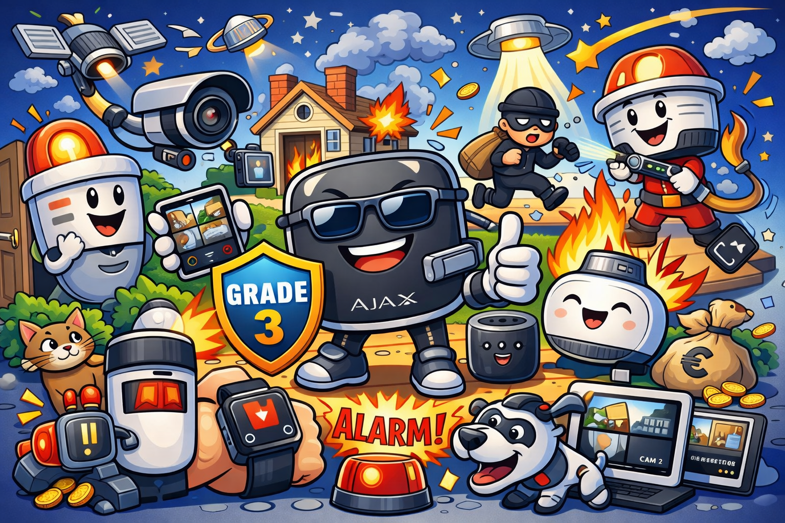 AJAX Superior Grade 3 oplossingen  en professionele beveiliging