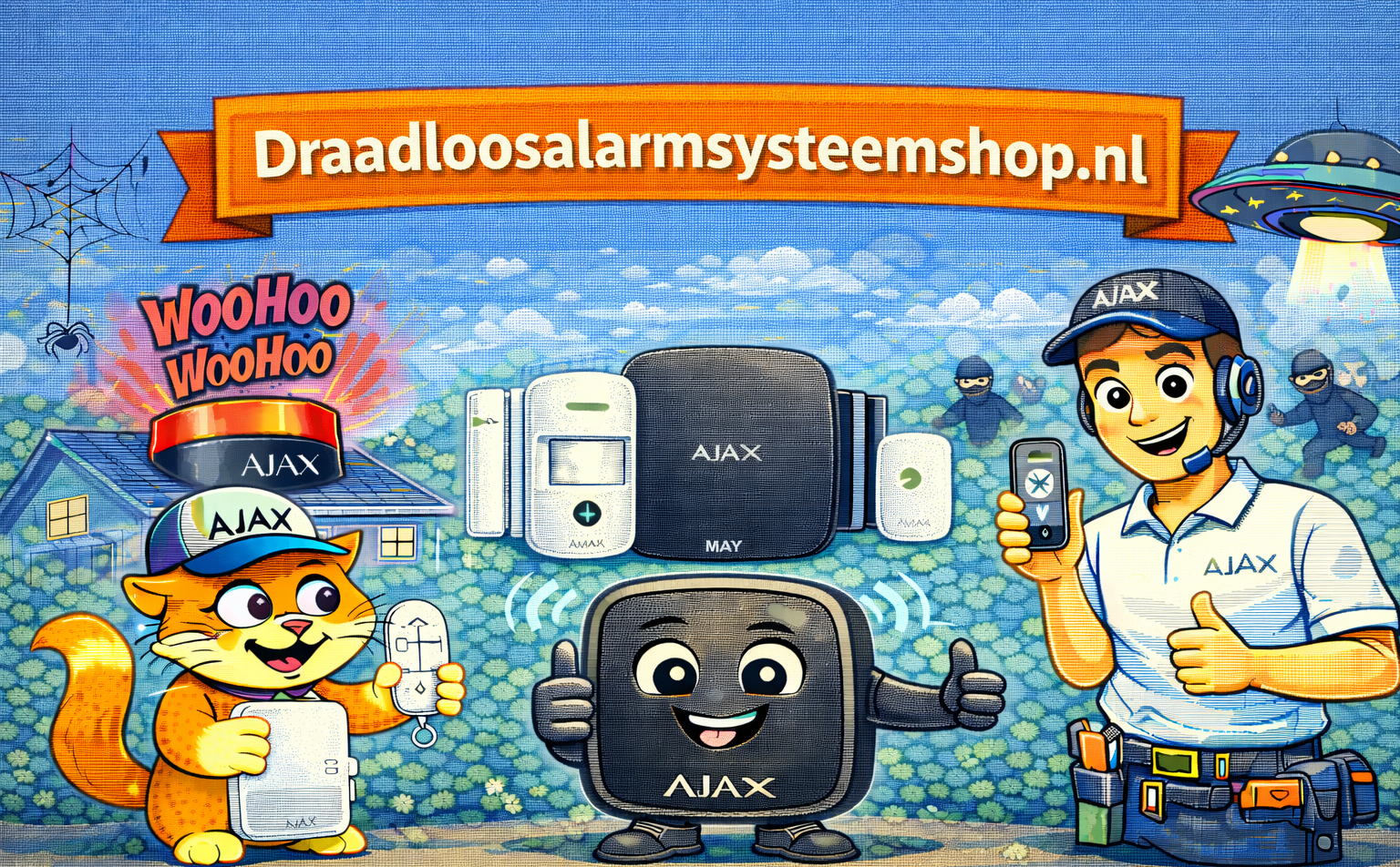 AJAX alarmsysteem kopen - Draadloos en betrouwbaar