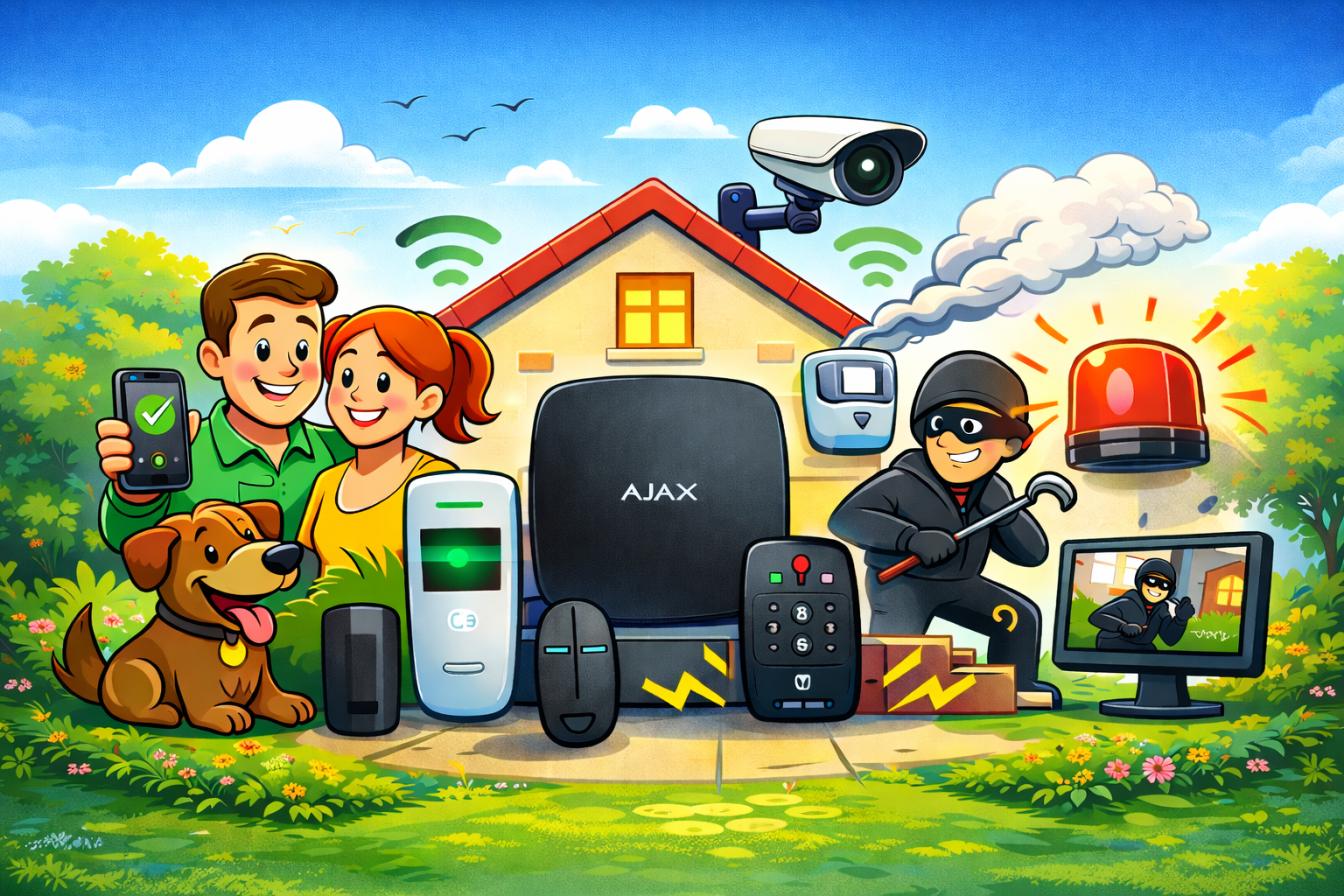 AJAX alarmsysteem samenstellen