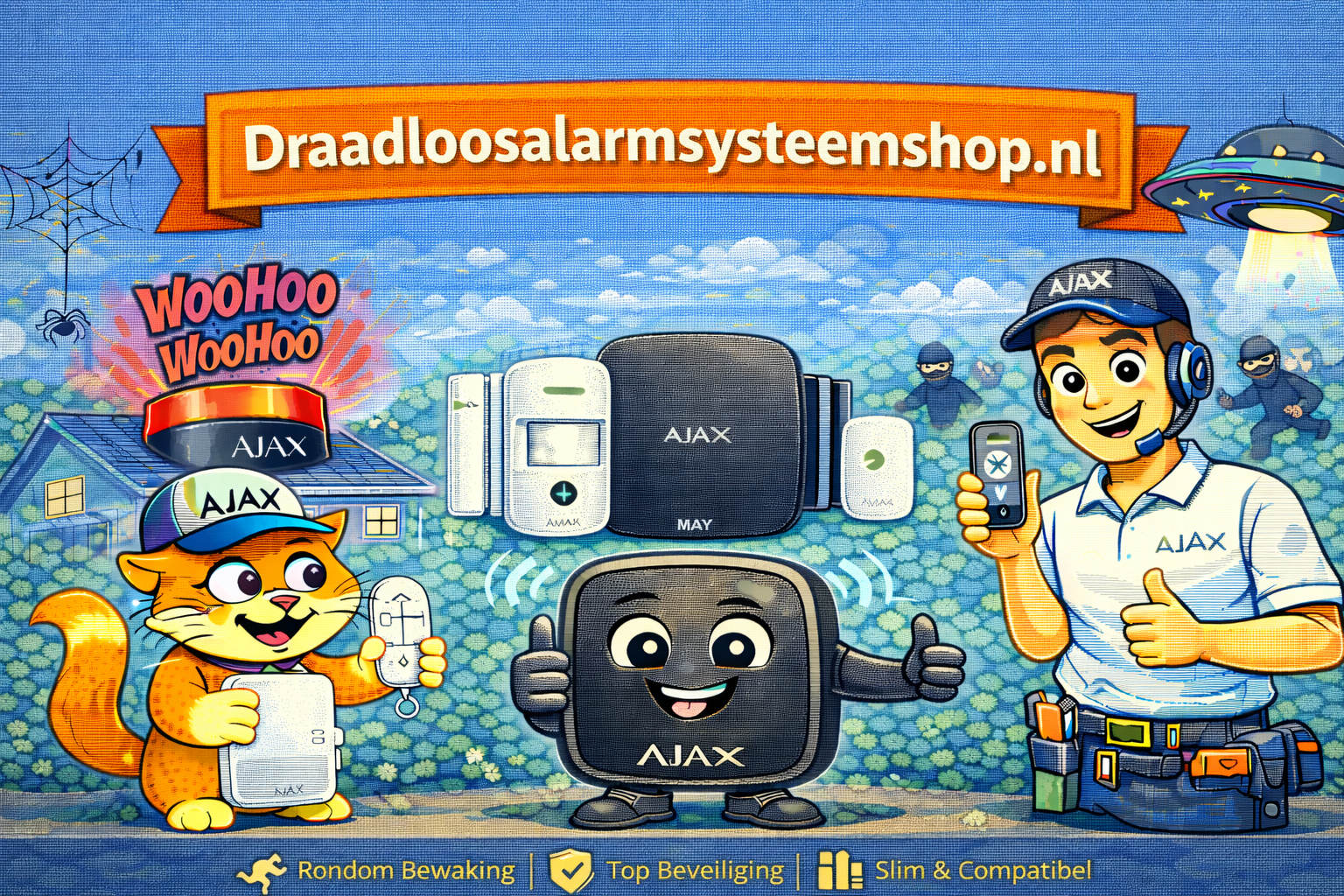 AJAX alarmsystemen – Compleet, draadloos en professioneel