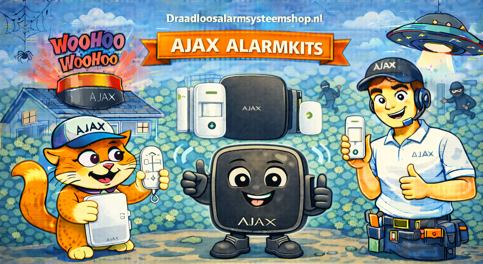 AJAX draadloze alarmkits – complete beveiligingsoplossingen voor woning en bedrijf