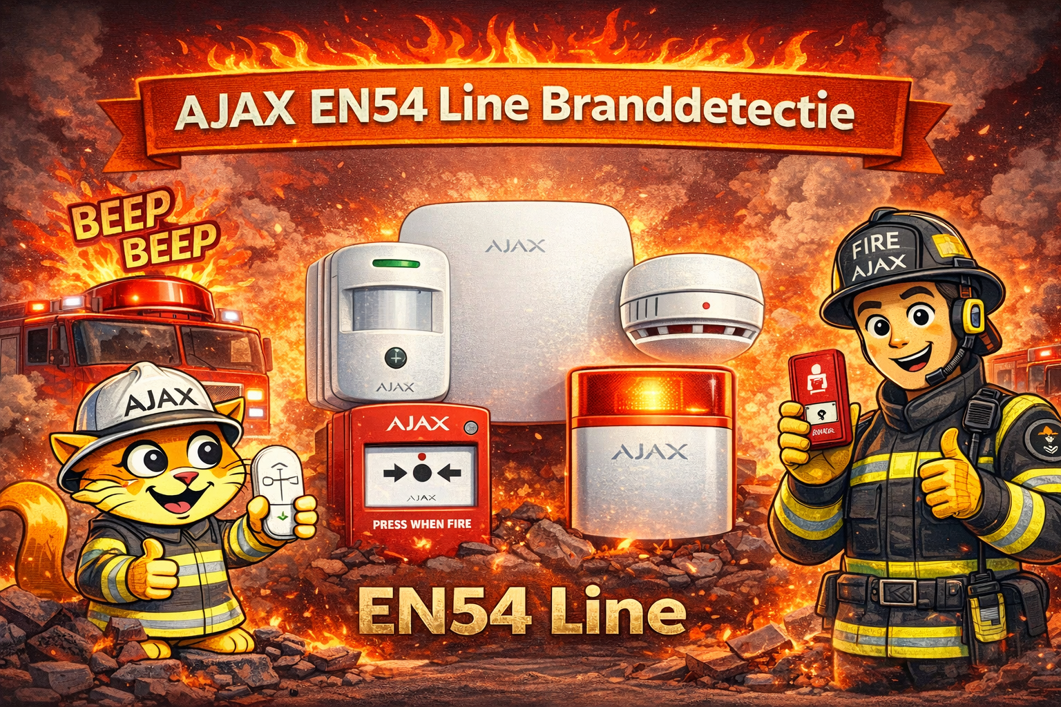 Ajax EN54 Line branddetectie categorie afbeelding