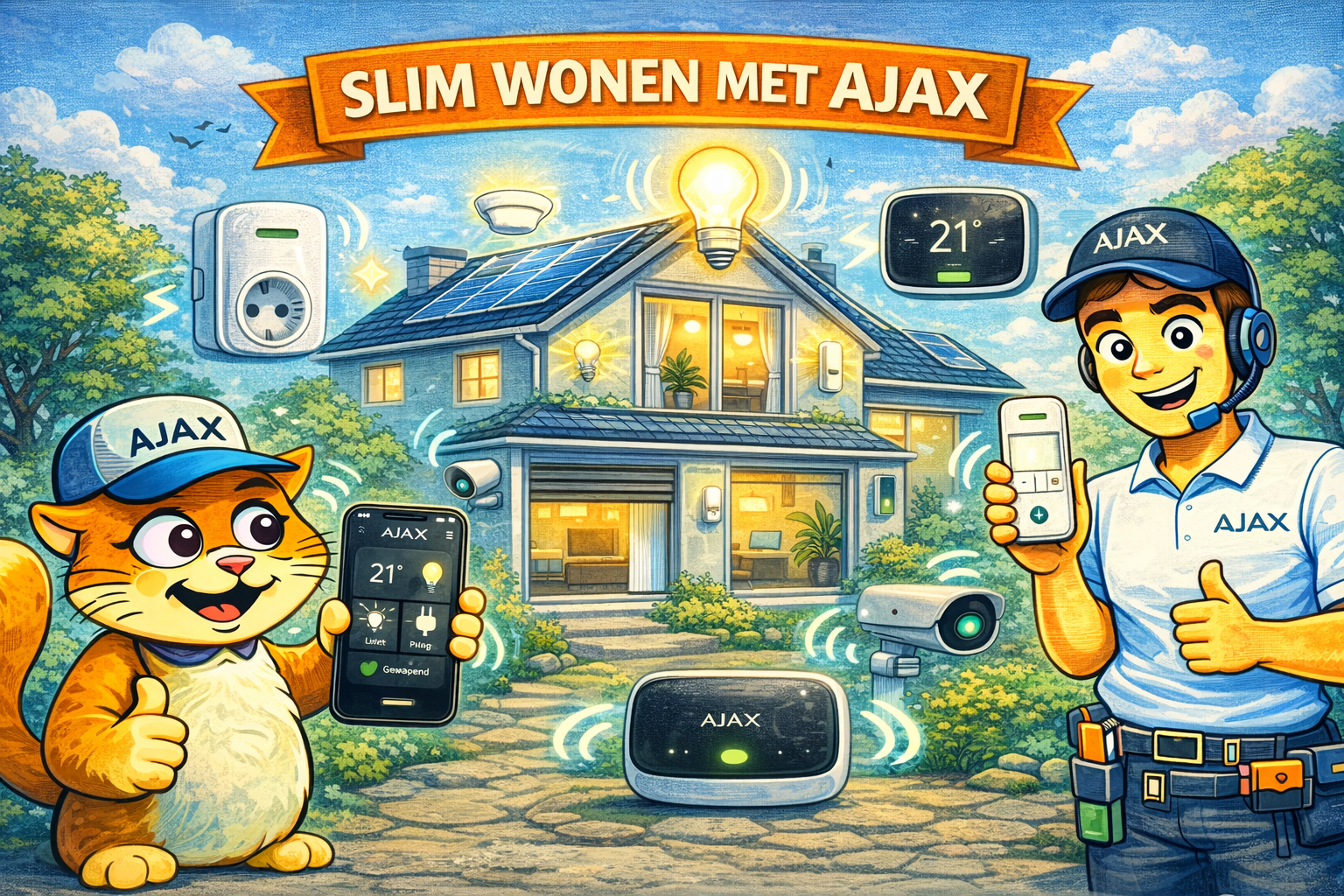 Ajax smart home domotica