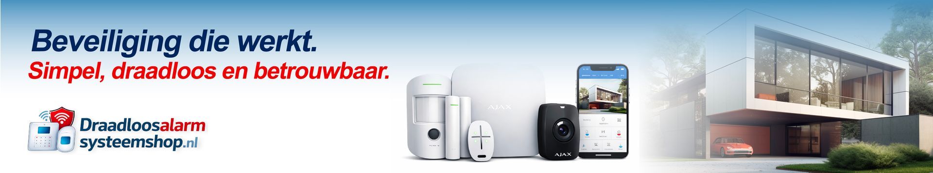 Draadloosalarmsysteemshop website banner nieuw homepage