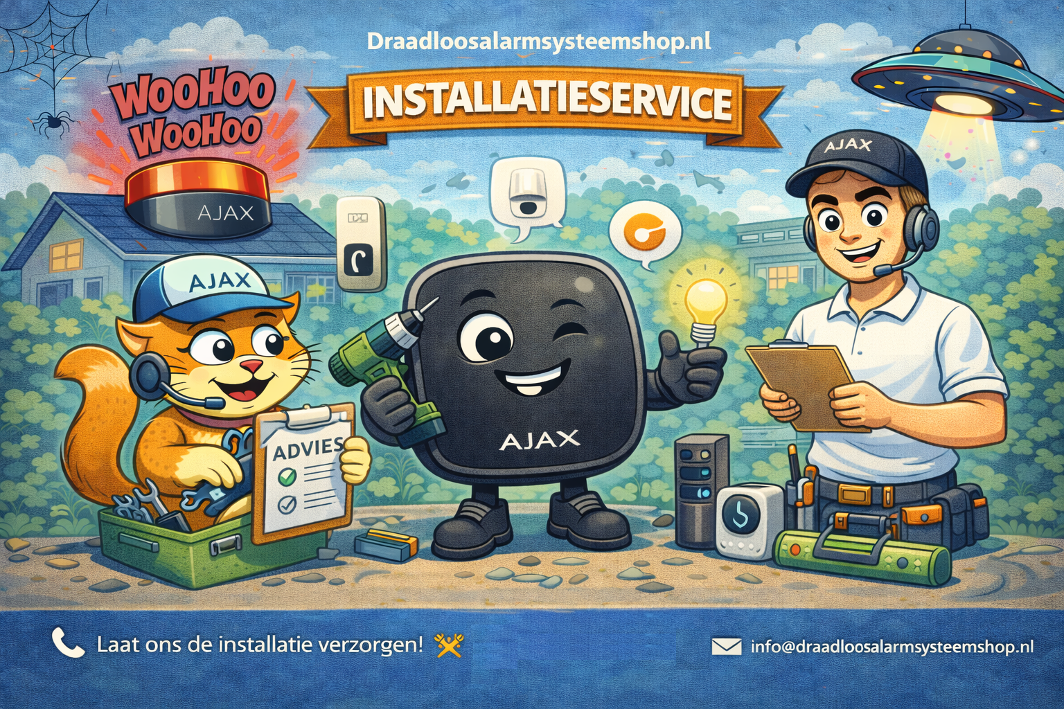 Installatieservice AJAX alarmsysteem