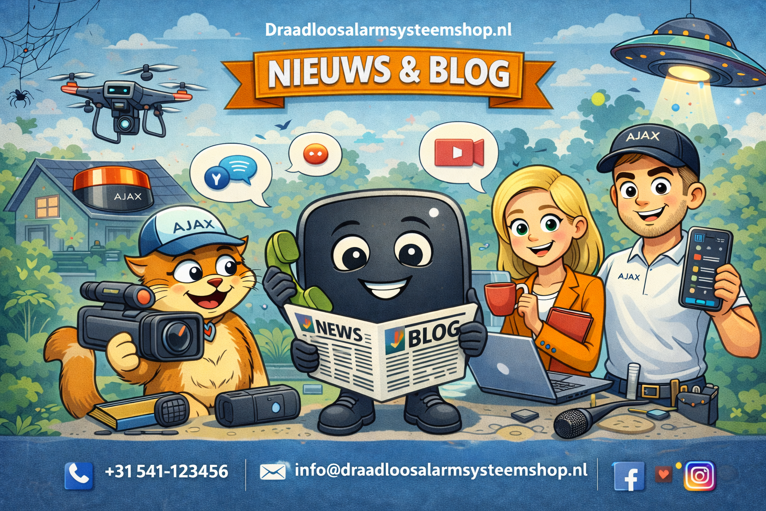 Nieuws pagina afbeelding