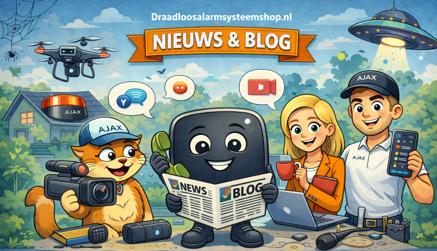 Nieuws pagina afbeelding