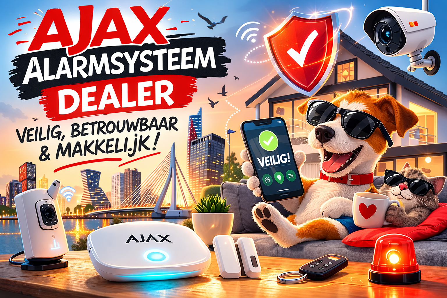 Officiële AJAX alarmsysteem dealer