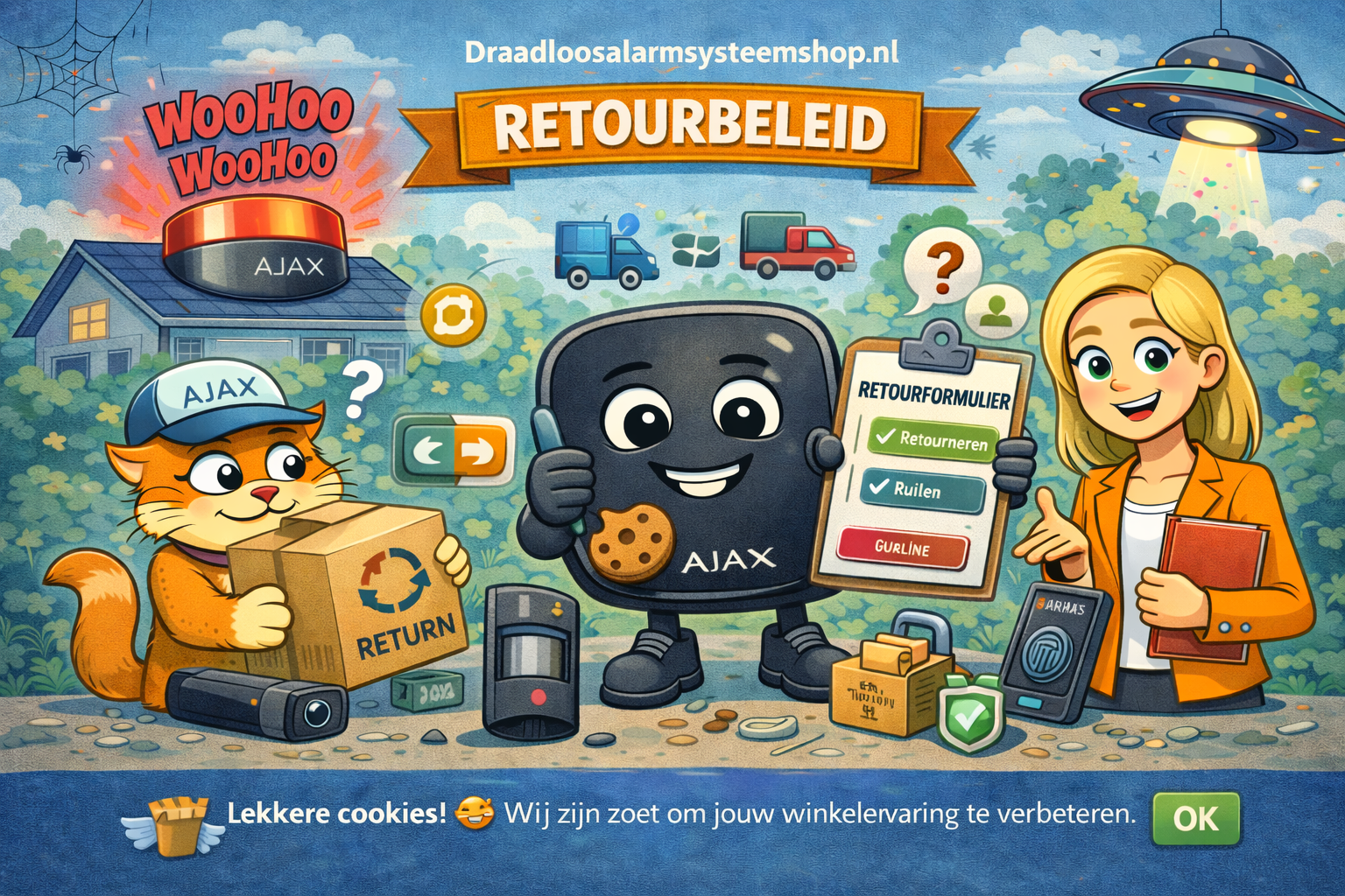 Retourbeleid afbeelding pagina